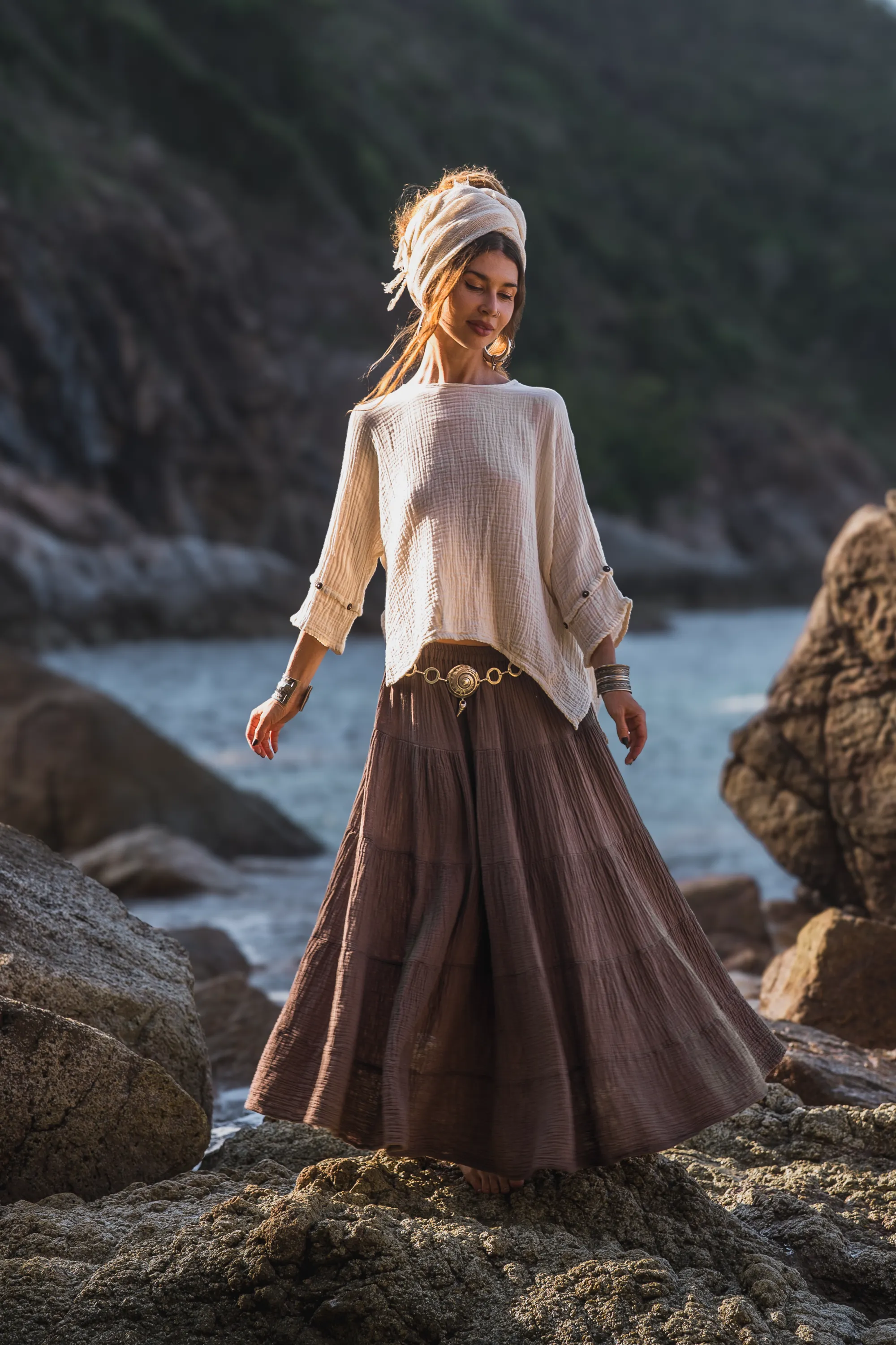 Alisa Boho Top Cream