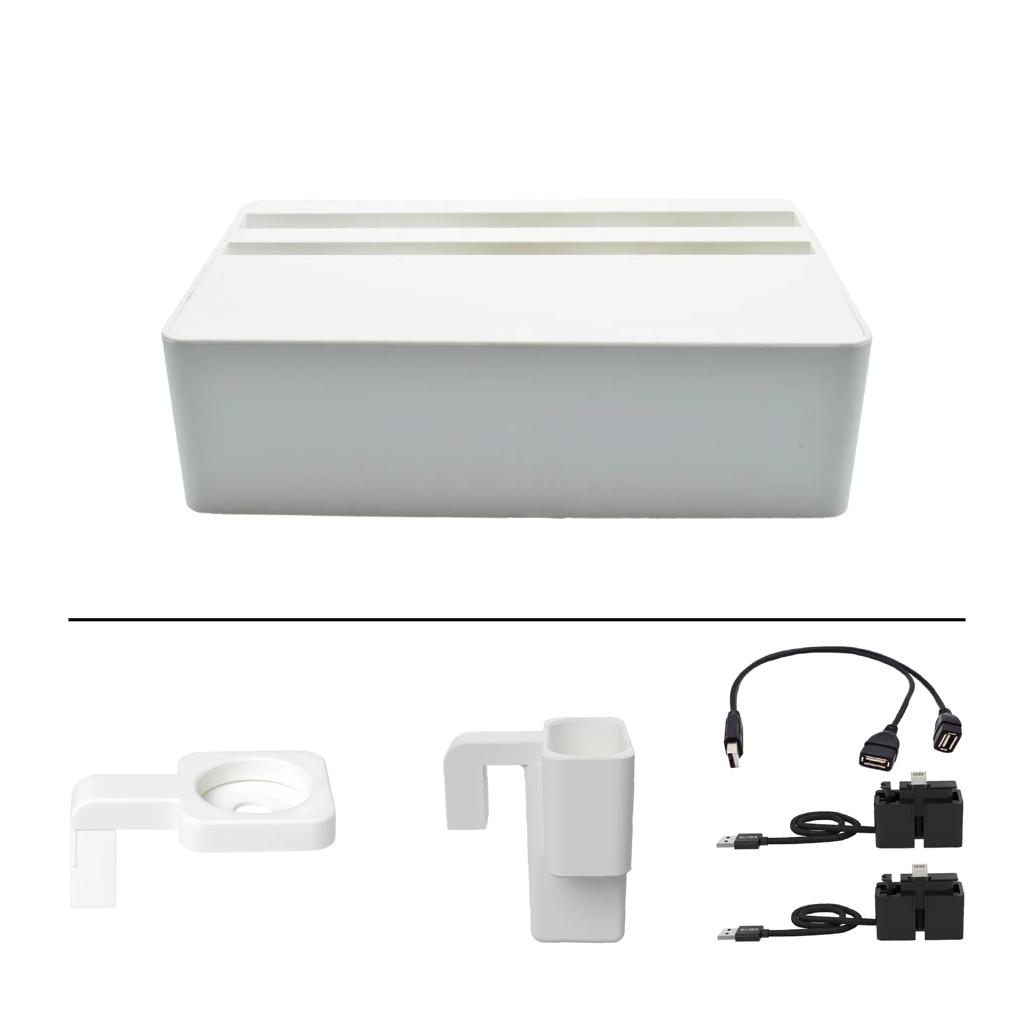 ALLDOCK Wireless White Apple Package