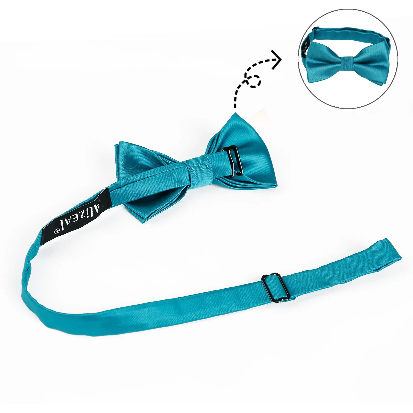 Boy's Adjustable Pre Tied Wedding Party Tuxedo Bow Tie-080
