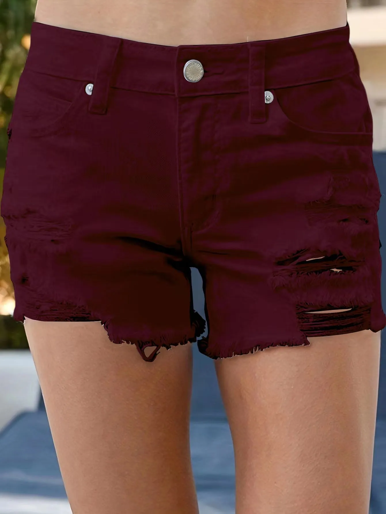 Fashion Fringe Denim Shorts