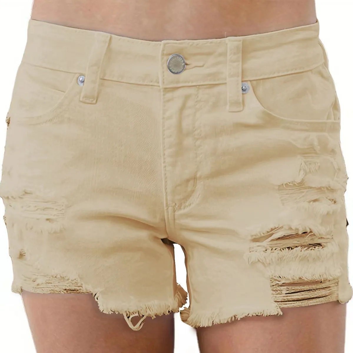 Fashion Fringe Denim Shorts
