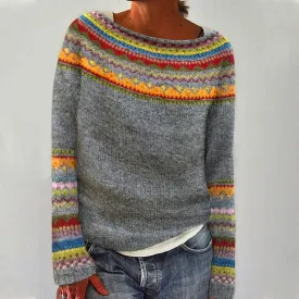 Kirra - Women's Retro Knitted Sweater