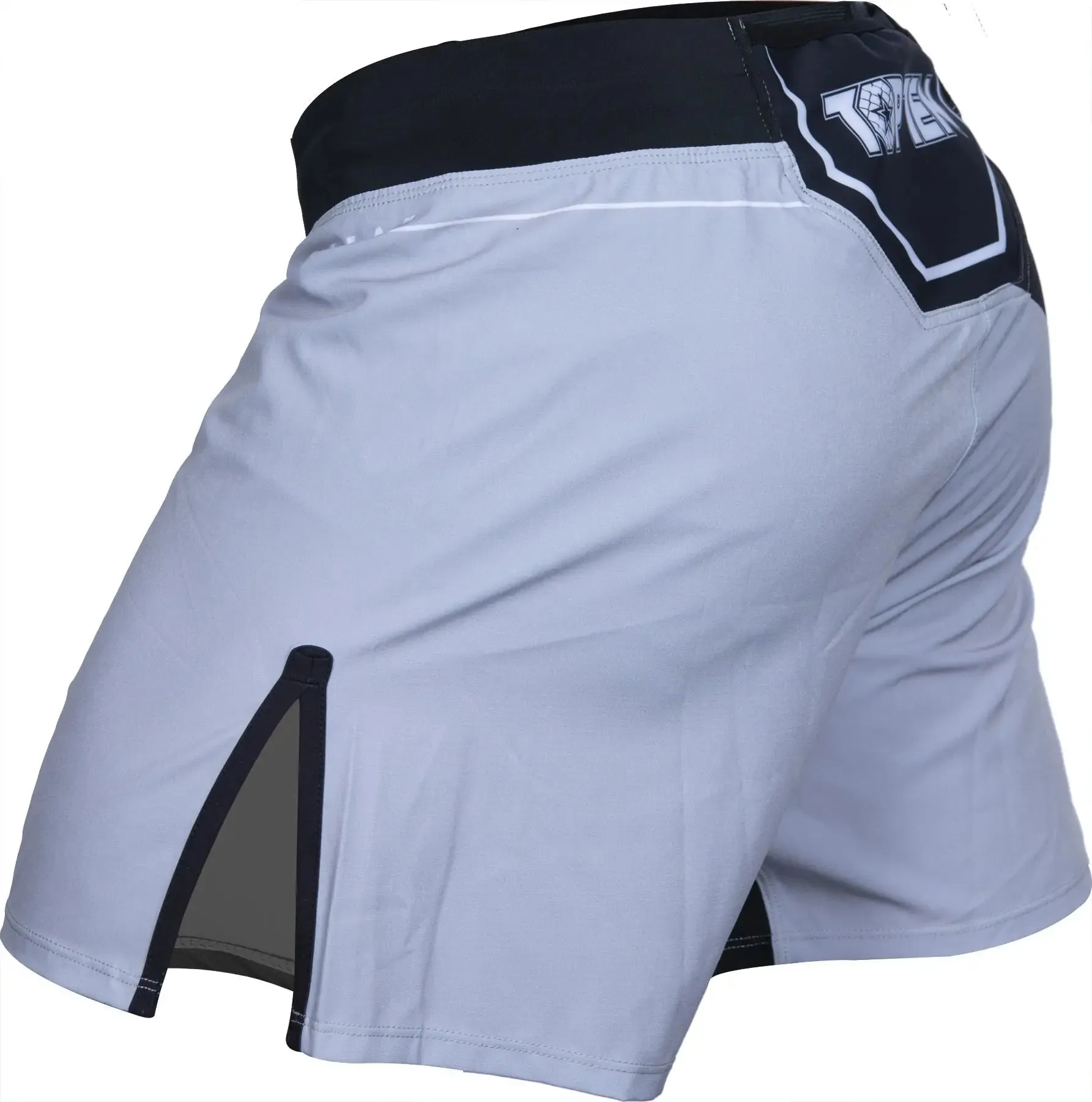 MMA-Shorts - TOP TEN - 'Fight Team' - Grå