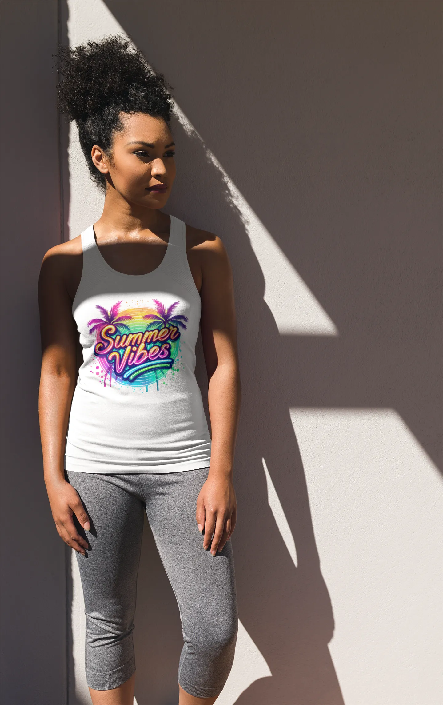 Summer Vibe – Breezy & Stylish Graphic Tank Top