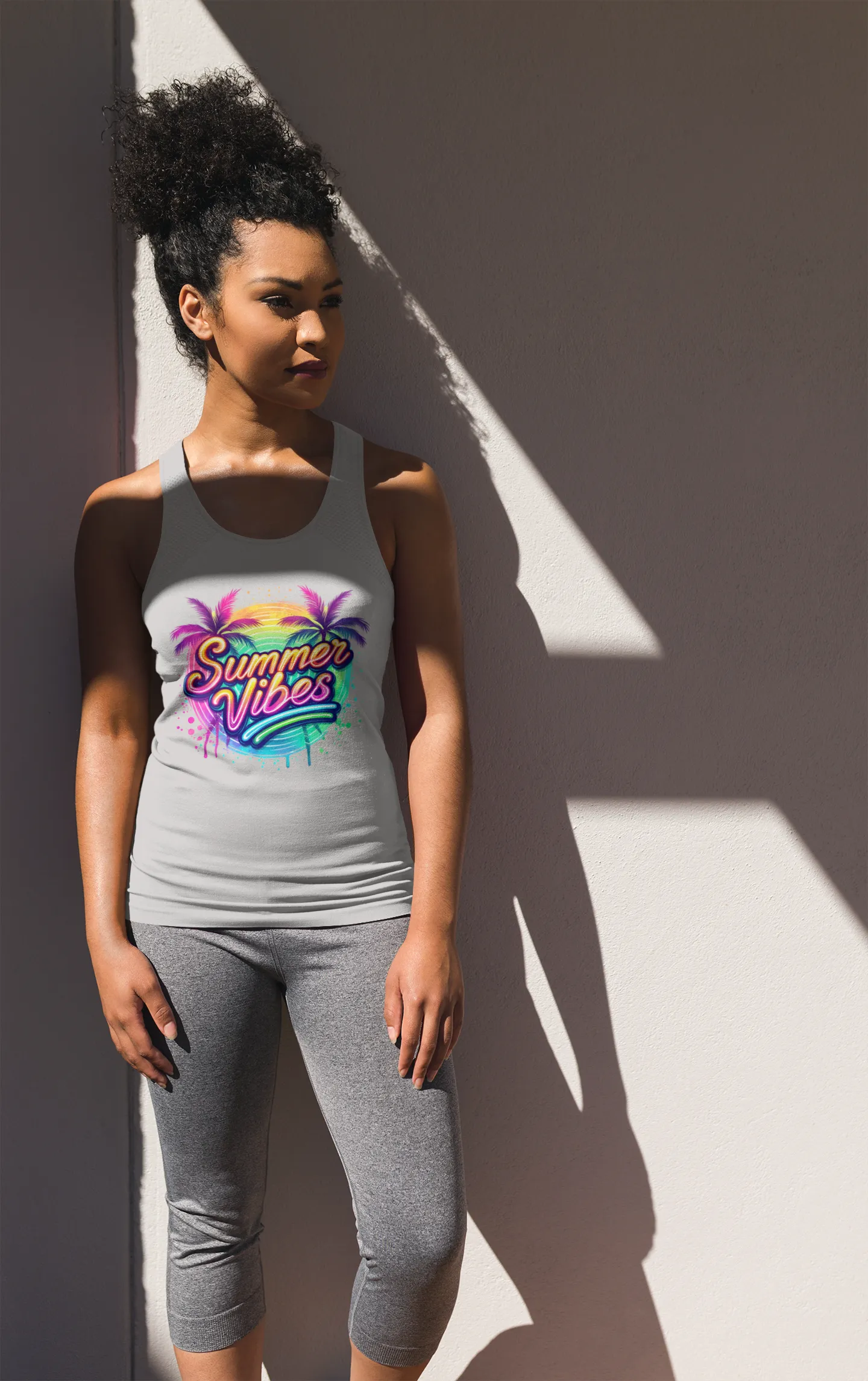 Summer Vibe – Breezy & Stylish Graphic Tank Top