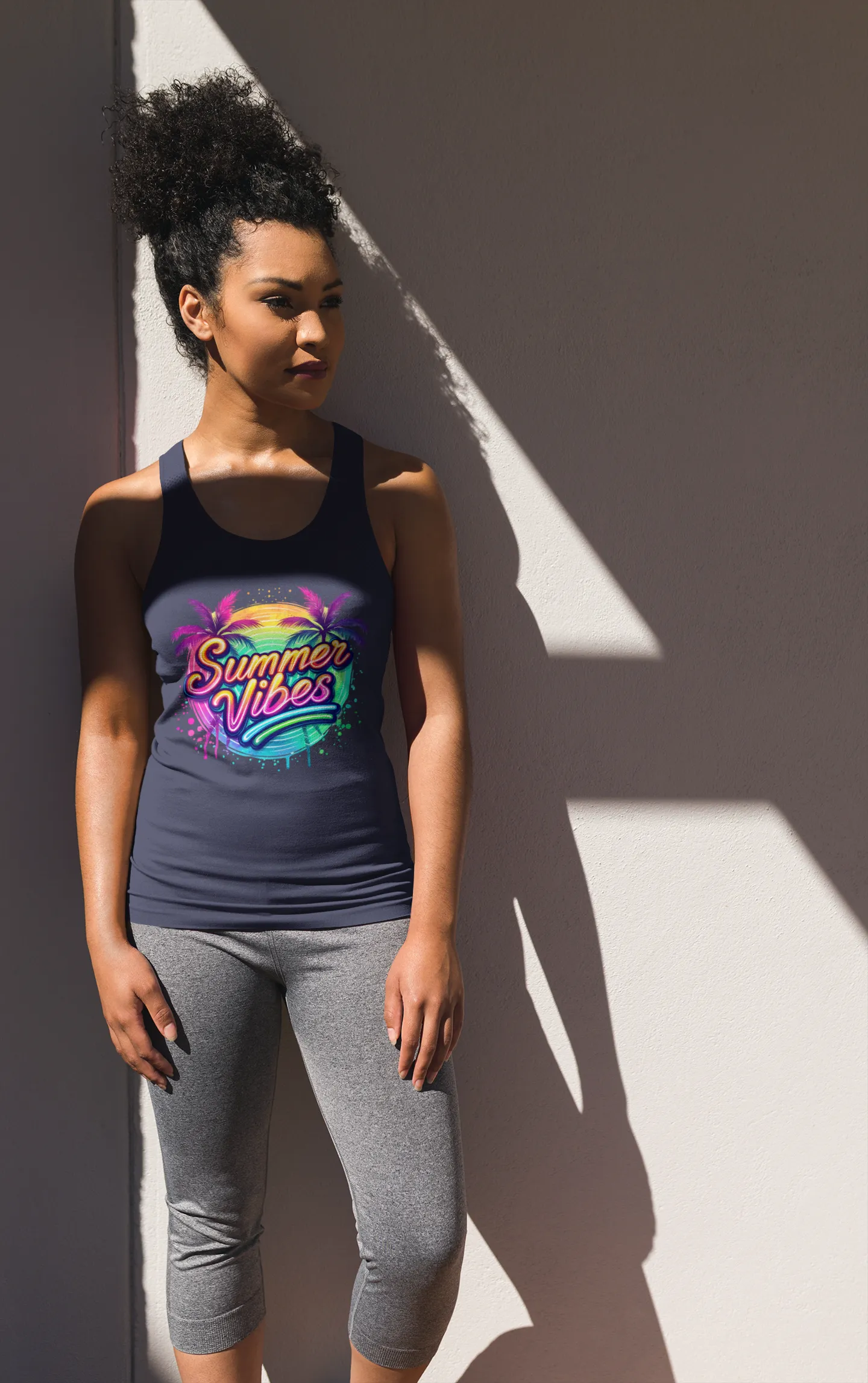 Summer Vibe – Breezy & Stylish Graphic Tank Top