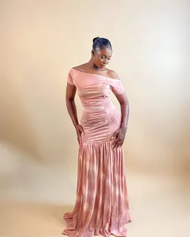Vienna Maxi Dress (Blush)